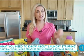 Lifestyle Expert Cheryl Nelson discusses laundry stripping on Houston Life