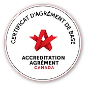 Certification de la Clinique du Sommeil Lessard, accréditée pour diagnostic et traitement de l’apnée du sommeil.