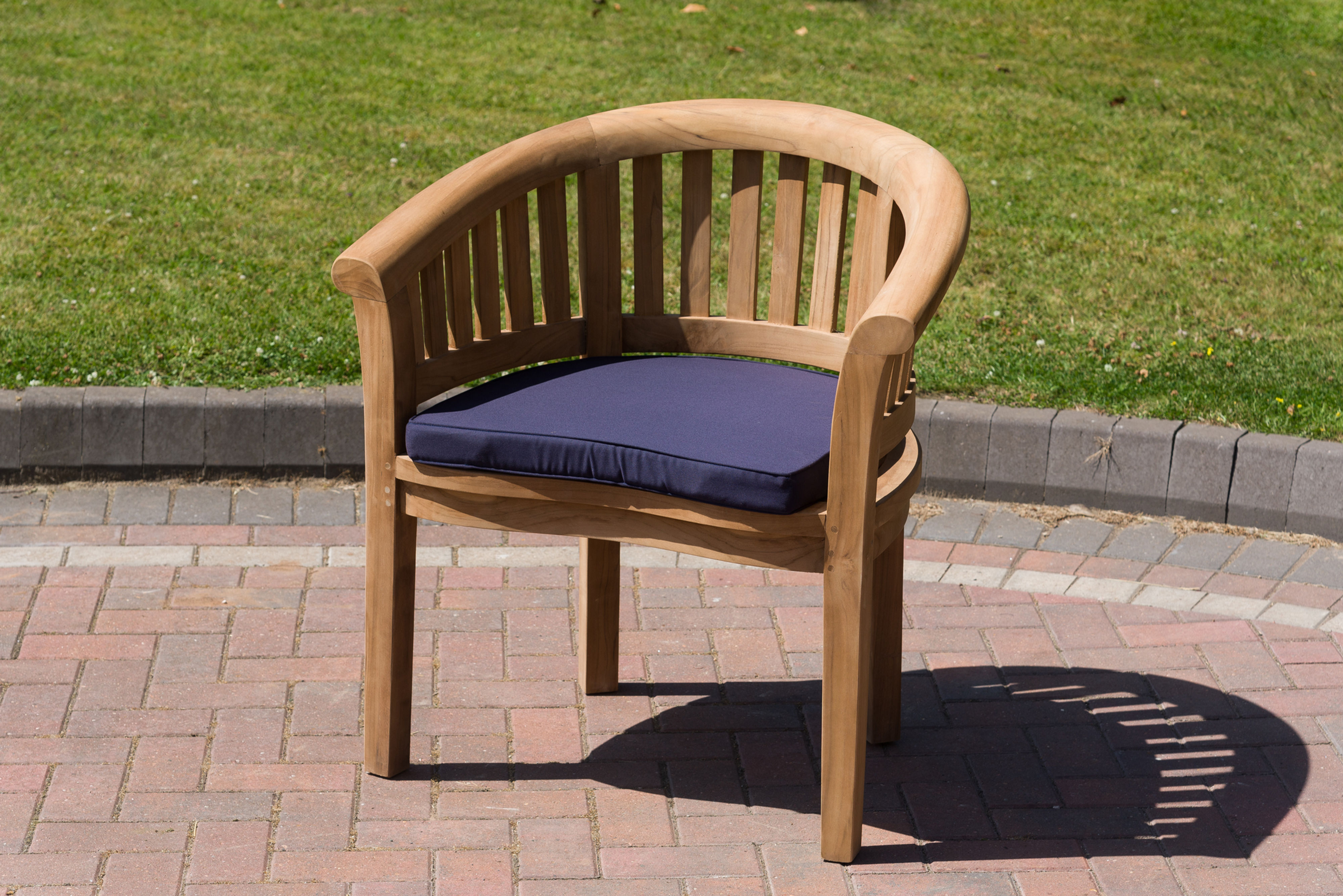 Banana and Peanut Garden Dining Chair Seat Cushion