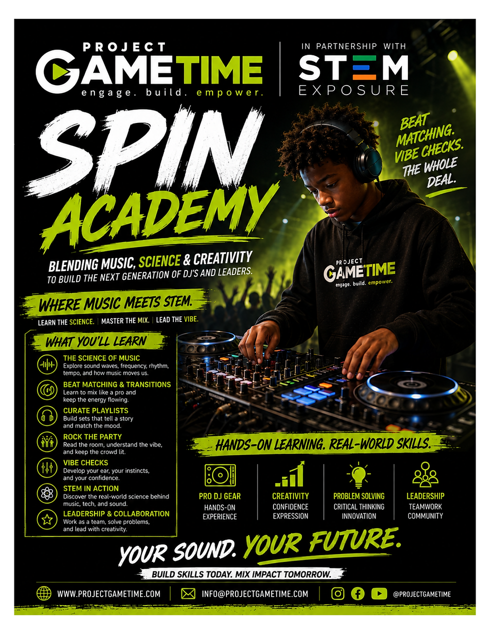 Project Game Time | Spin Academy