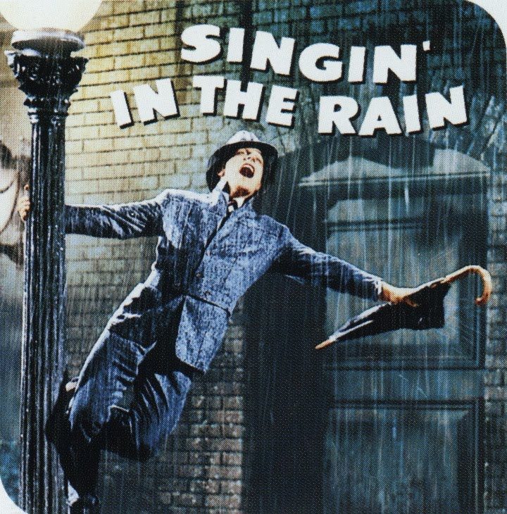 Singin' in the Rain, Gene Kelly, movie poster, film review, lamppost