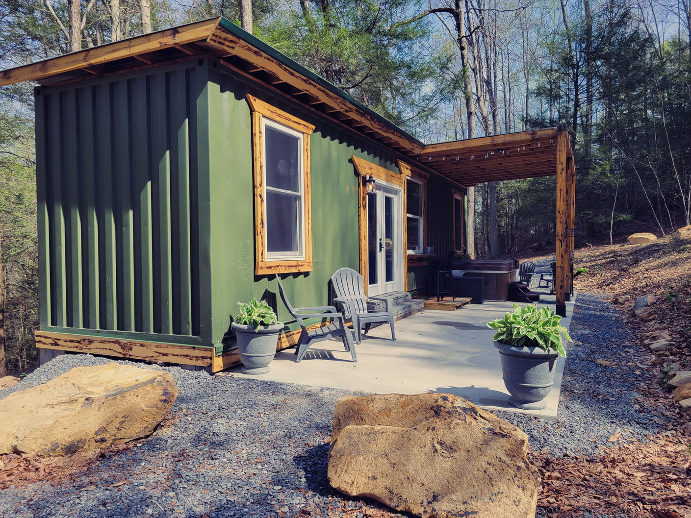 the wanderer cabin at daylight