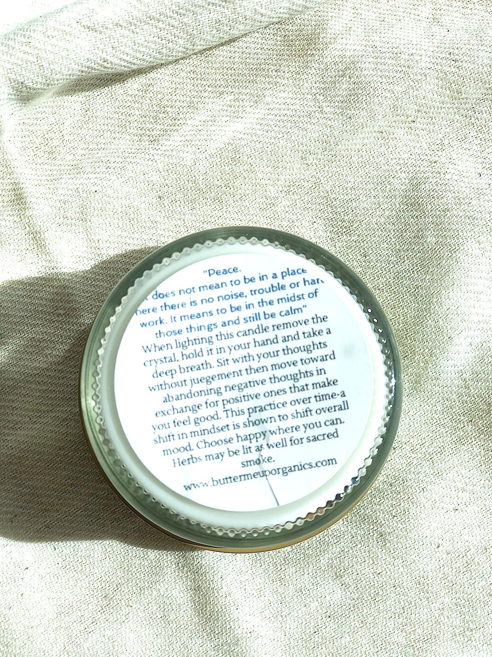 Miniatura: Peace & Serenity Candle / Intention Candle / Ritual Candle /