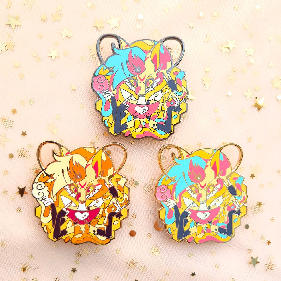 Thumbnail: Bee-lzebub(Honey) - Deadly Sins enamel pin