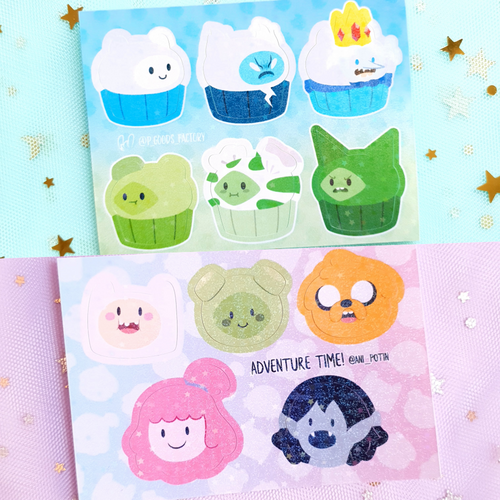 Adventure Time mini sticker sheets | Pgoodsfactory