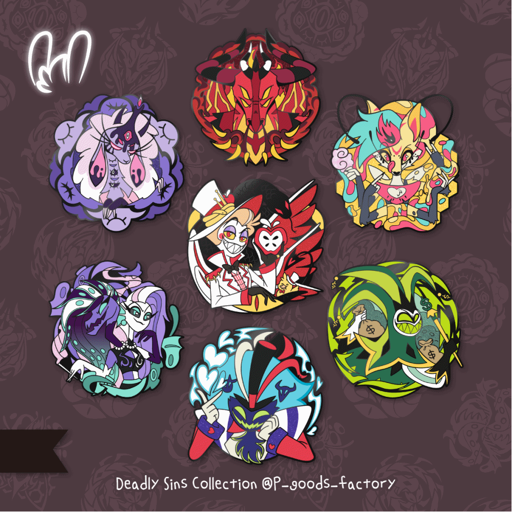 Thumbnail: Bee-lzebub(Honey) - Deadly Sins enamel pin