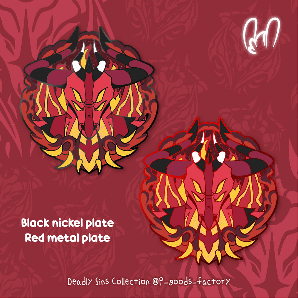 Thumbnail: Satan - Deadly Sins enamel pin