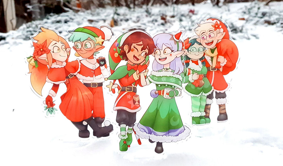 Thumbnail: Christmas Couple Acrylic Stands