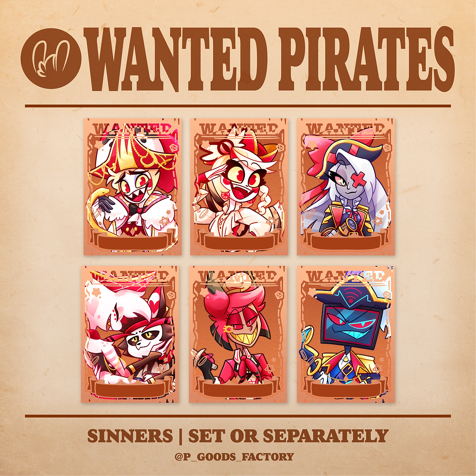 WANTED pirates trading cards
