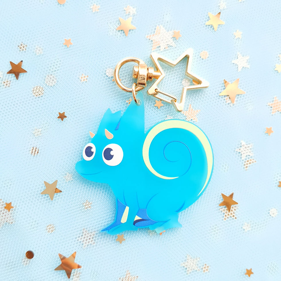 Thumbnail: Emmiline Bailey Marcostimo (Chameleon) Palisman Matte Acrylic Key Chain