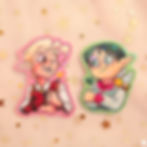 Thumbnail: Hearts Together Huntlow enamel pins