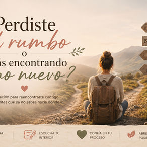 ¿Perdiste el rumbo o estás encontrando uno nuevo?