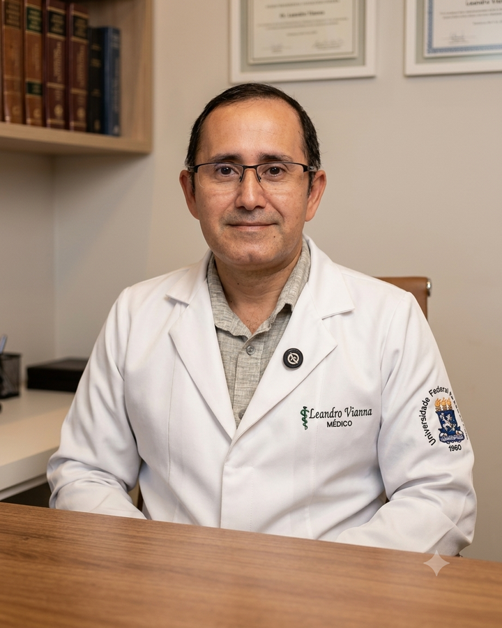 Dr. Leandro Vianna, profissional de Psiquiatria infantojuvenil da Clínica Afetivamente