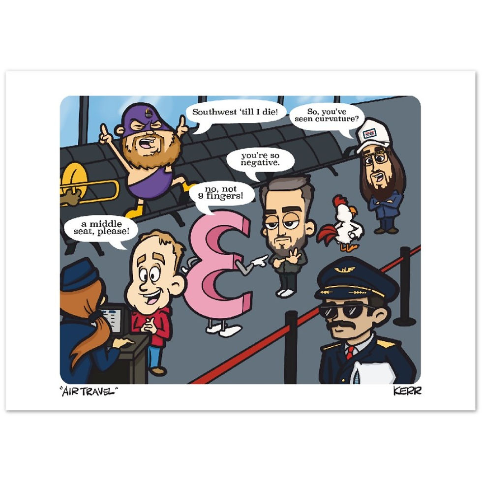 Thumbnail: Nateland "Air Travel" Episode Print - Premium Matte Paper