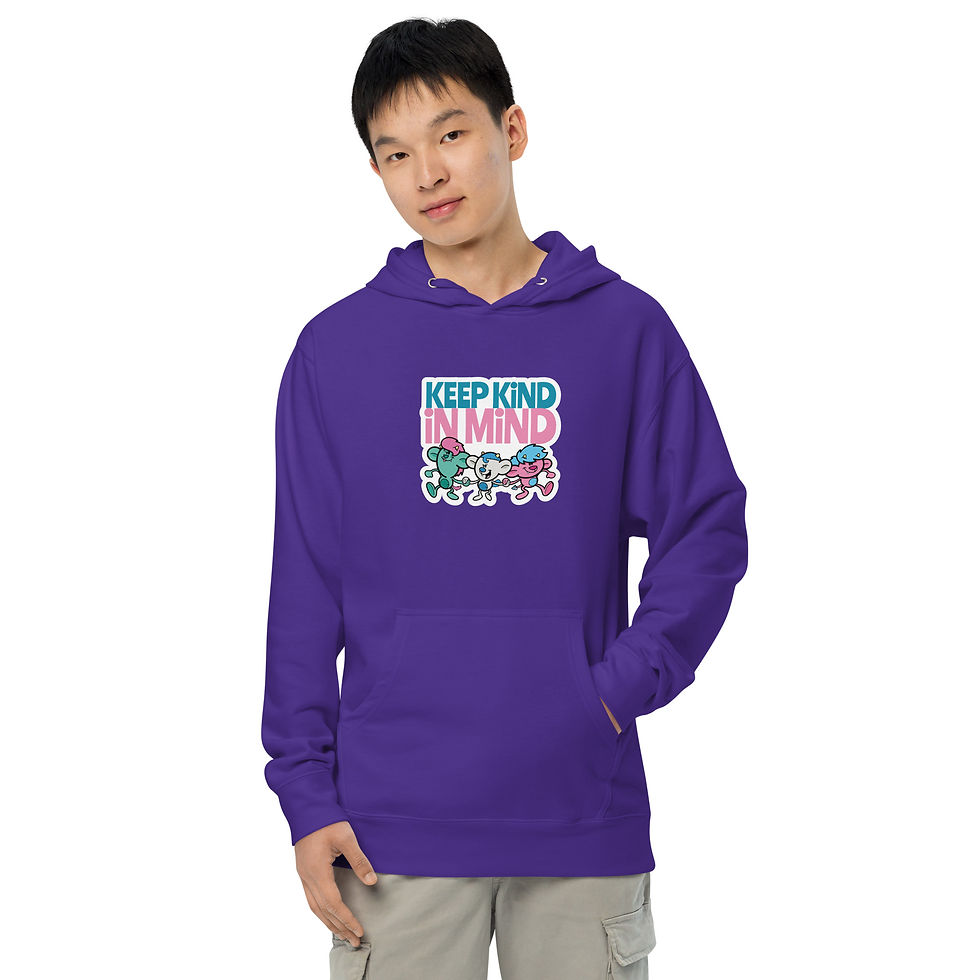 Thumbnail: " Keep Kind in Mind" Unisex midweight hoodie