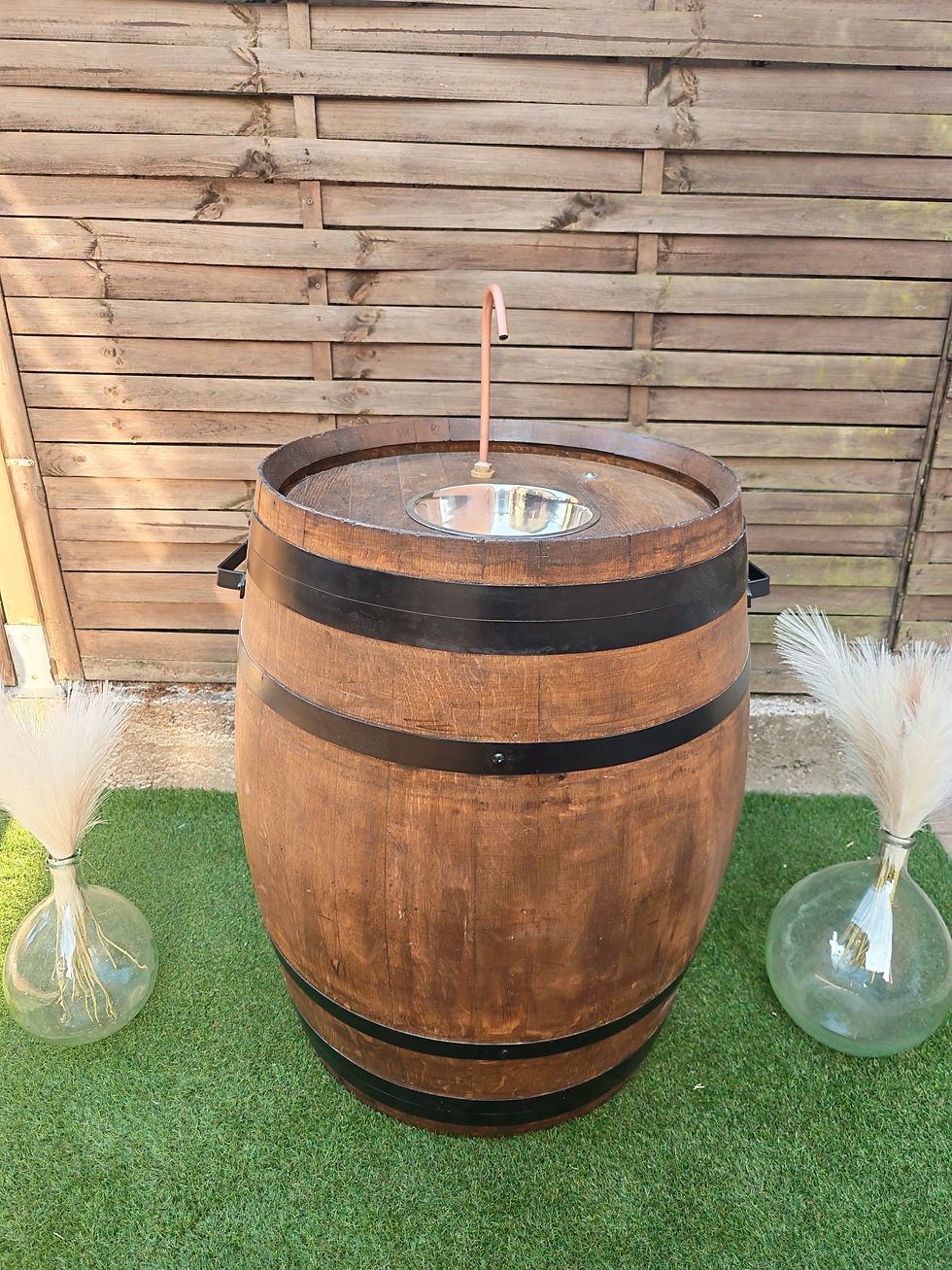 Fontaine à cocktails grand tonneau