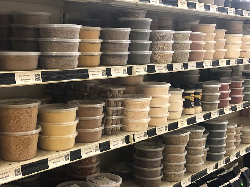 Spices from Meyers Bulk Food Selection in McConnelsville, Ohio