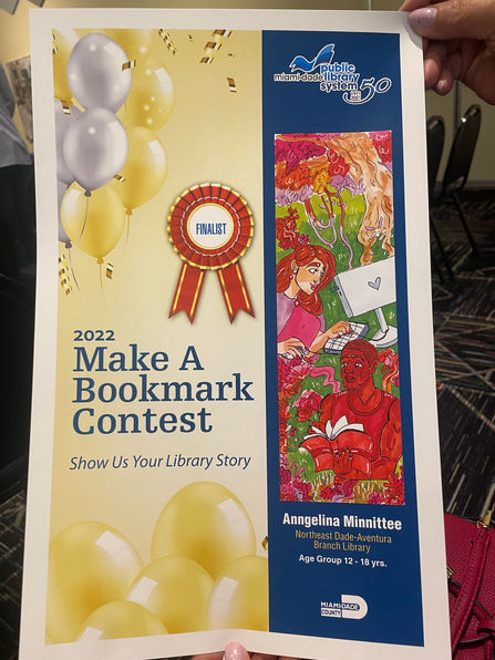 Miami Dade Library 2022 Bookmark Contest