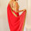Thumbnail: Red Designer Crepe Saree