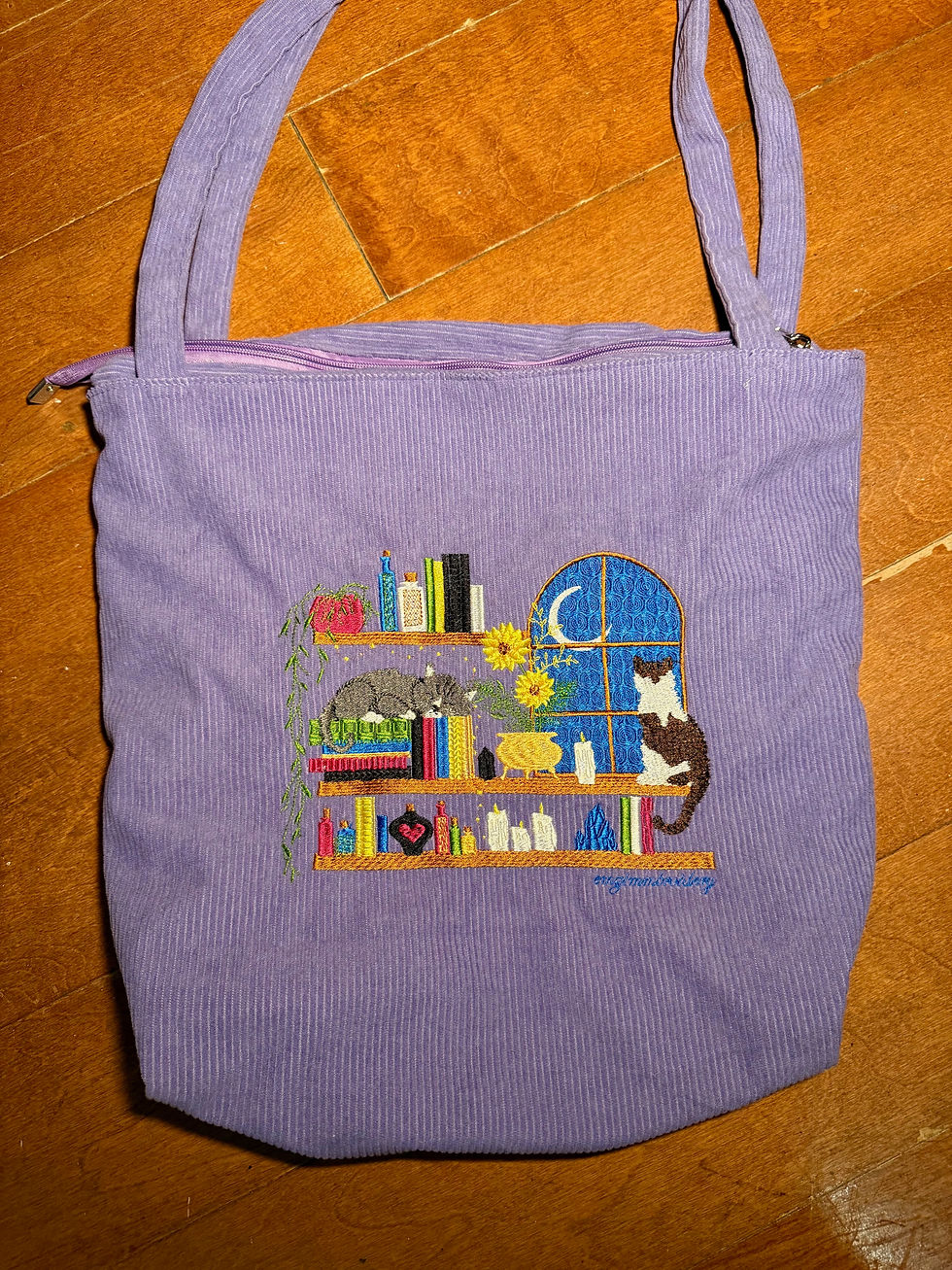 Thumbnail: Kittens & Books Tote Bag