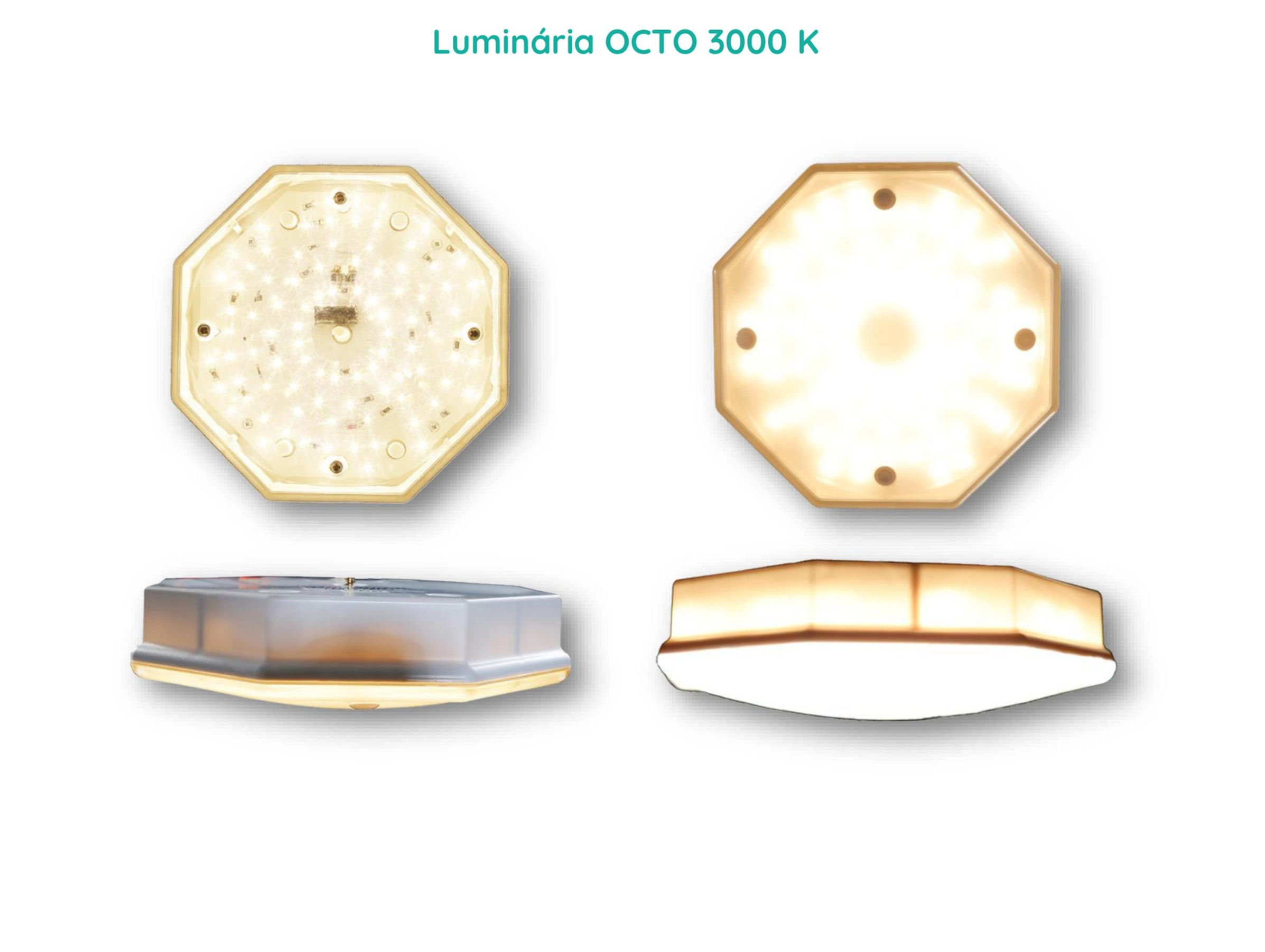 LUMINÁRIA OCTO 3000 K | Weltlight
