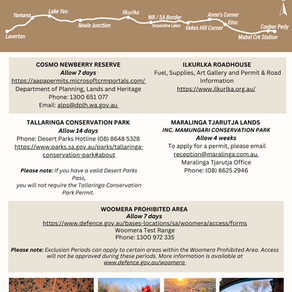 Anne Beadell Highway Permit Information