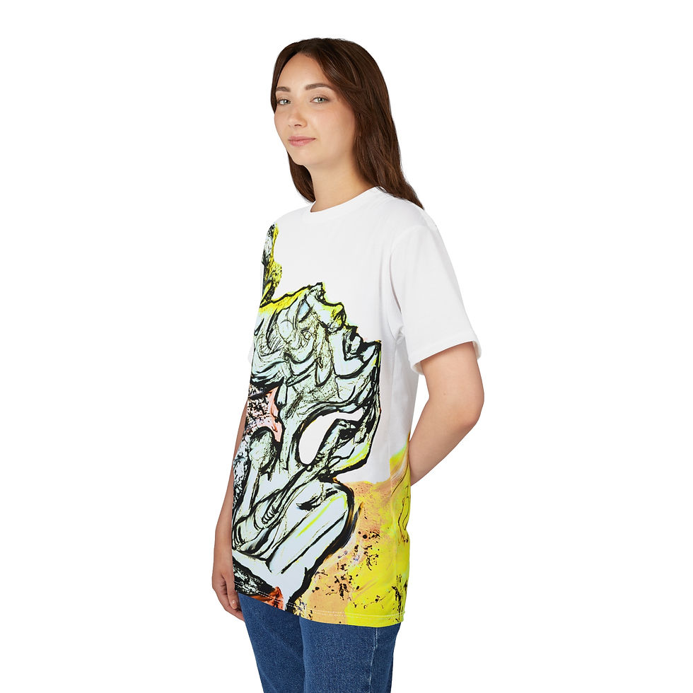 Thumbnail: Alex puryear graphic tee side on model