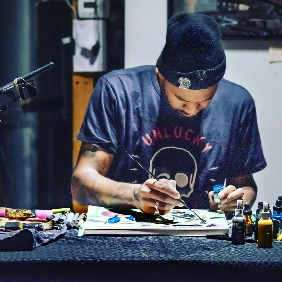 Live art and jazz events hosted by Fulton Street Collective