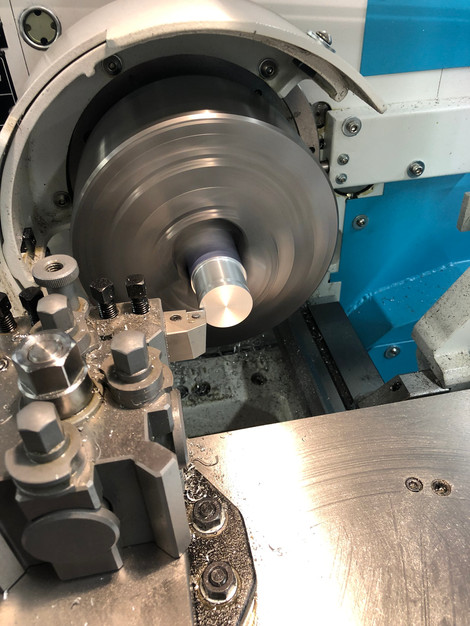 Turning Steel using a Lathe