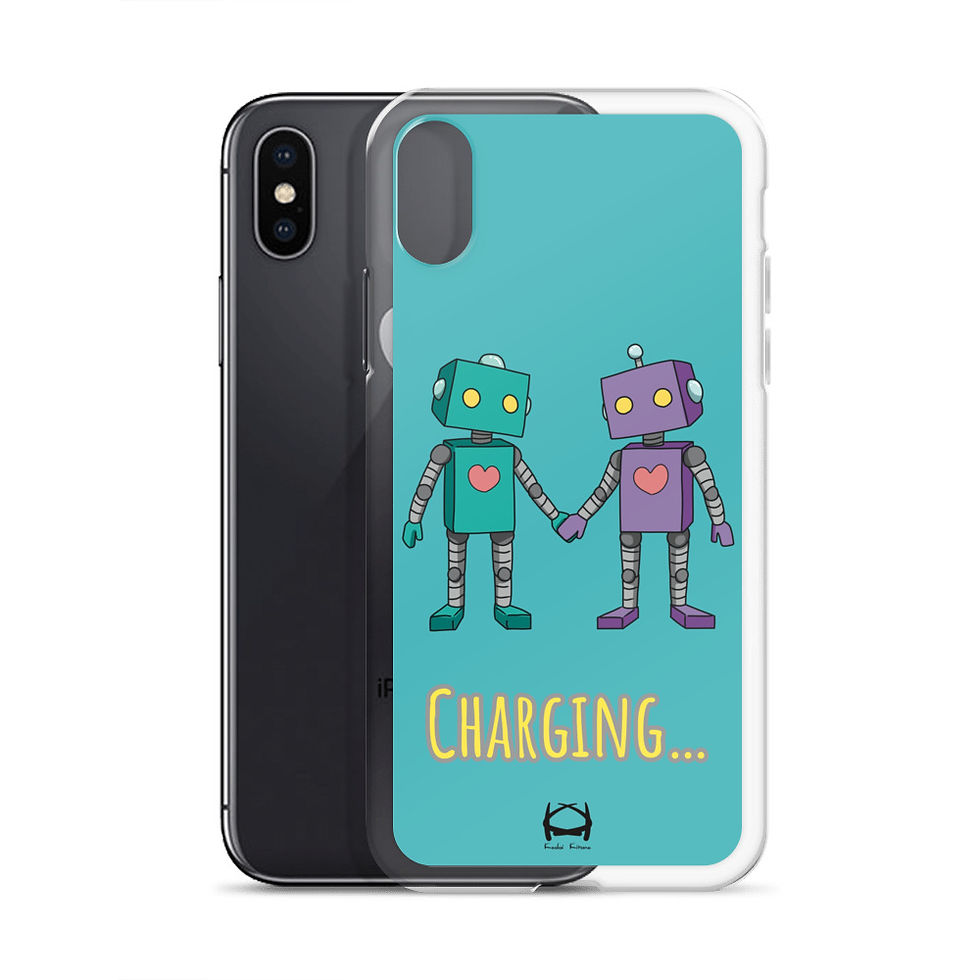 Thumbnail: iPhone Case Robots Color 2