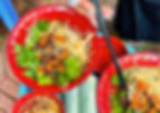 Green papaya salad with beef jerky
