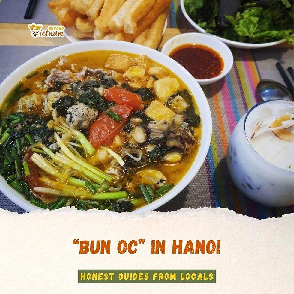 Bun Oc in Hanoi: Snail Noodle Soup and the Sour Broth Locals Crave
