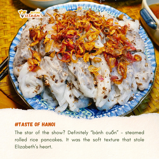 The star of the show? Definitely “bánh cuốn” - steamed rolled rice pancakes. It was the soft texture