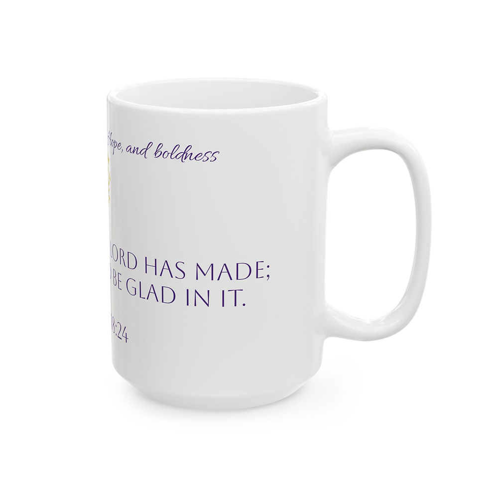 Thumbnail: Mug - Tree of Life with Gold Leaves and Purple Trunk Ceramic Mug (11oz, 15oz)