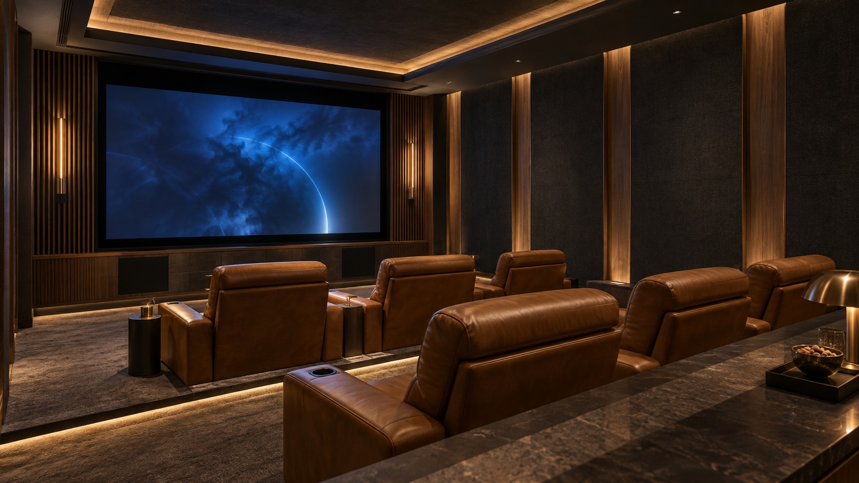 Private cinema design concept