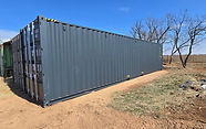 Illustration of a closed storage container beside construction materials