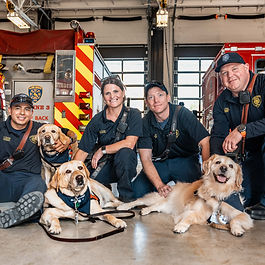 First Responder Facility Dogs support emergency services professionals’ mental health and resiliency.