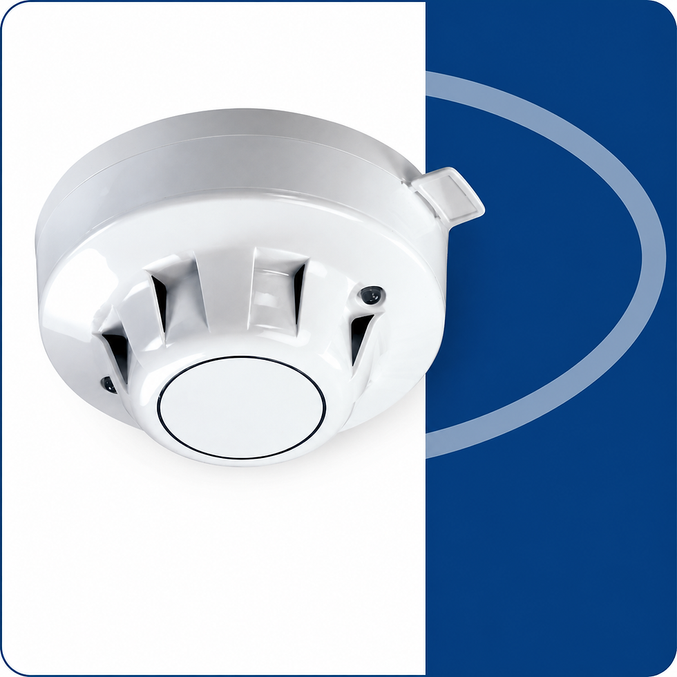 Apollo Discovery Optical Smoke Detector 58000-600APO intelligent addressable fire alarm detector for offices, hotels, hospitals, schools, warehouses, and commercial buildings.