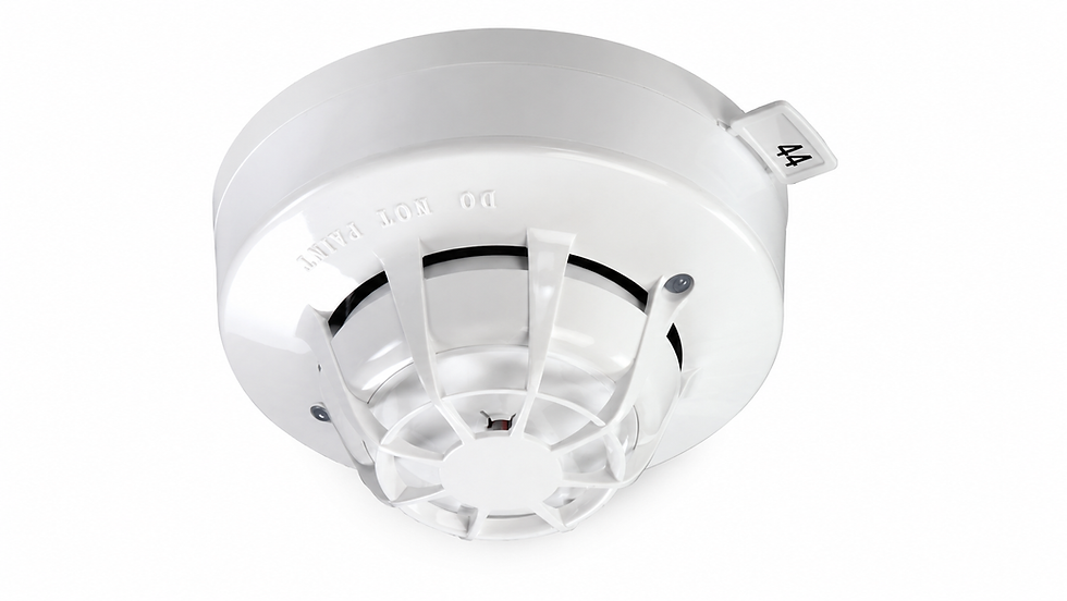 Apollo Discovery Optical/Heat Multisensor Detector 58000-700 on a white background for addressable fire alarm systems.