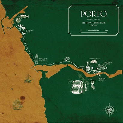 TRAVEL MAP OF PORTO by Porteryard