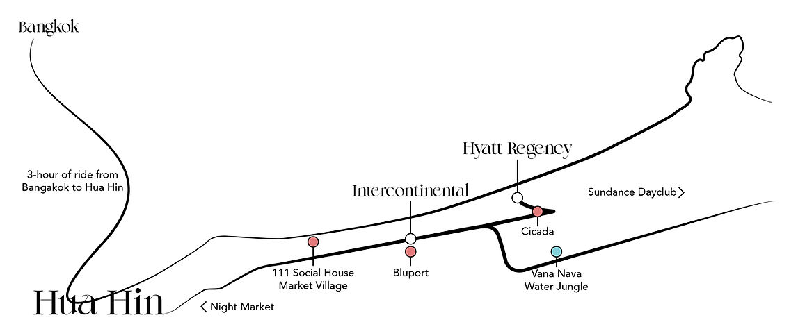 Huahin Map