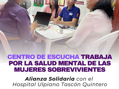 Centro de Escucha trabaja por la salud mental de las mujeres sobrevivientes