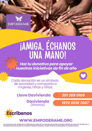 Querida amiga: ¡échanos una mano!