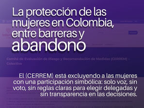 La protección de las mujeres en Colombia, entre barreras y abandono