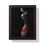 Thumbnail: Boudoir Black and White with a touch of color Framed Vertical Poster