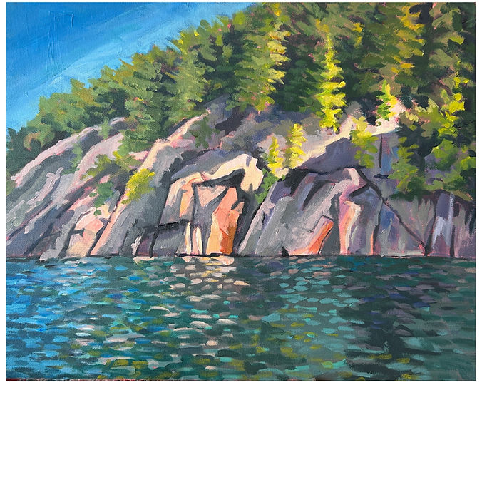 Lynne Ryall_Light Shards, George Lake, Killarney.jpg