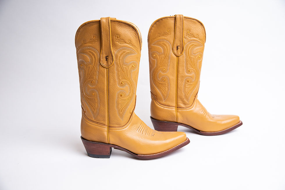 Thumbnail: Leather Cowboy Boots