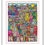 Miniaturbild: James Rizzi - IT'S A VERY BUSY RIZZI CITY - Original 3D Bild drucksigniert