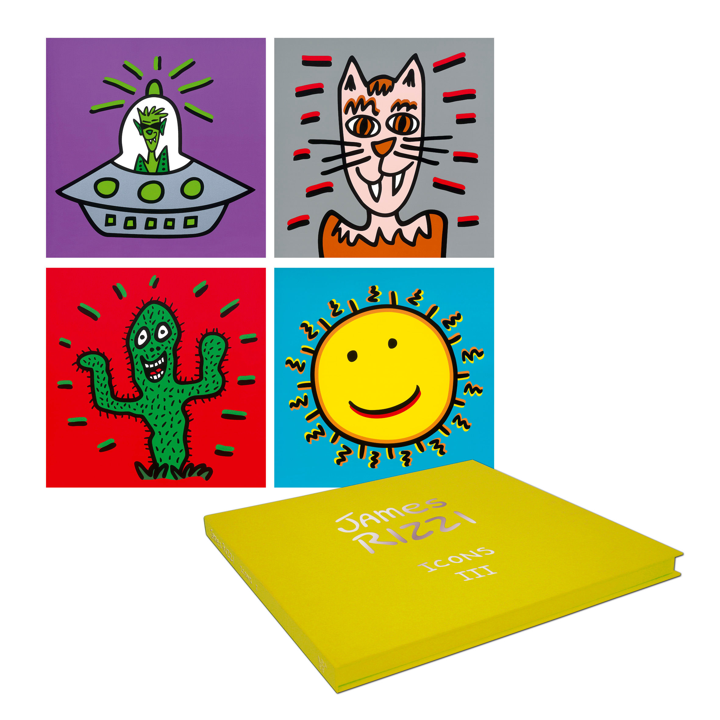 James Rizzi - JAMES RIZZI ICONS PORTFOLIO 3 - handsigniert