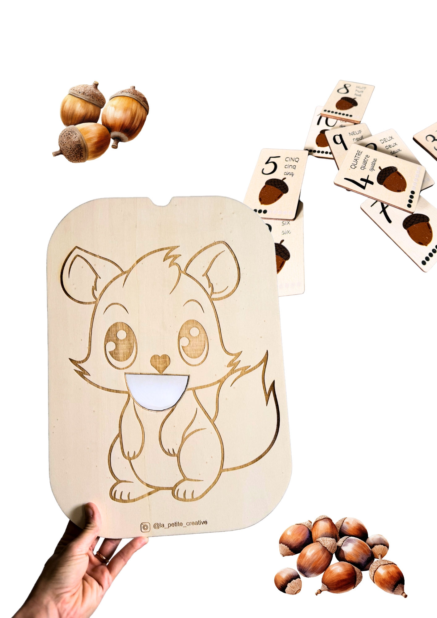 Jeu Écureuil en Bois - Insert TROFAST GRAND